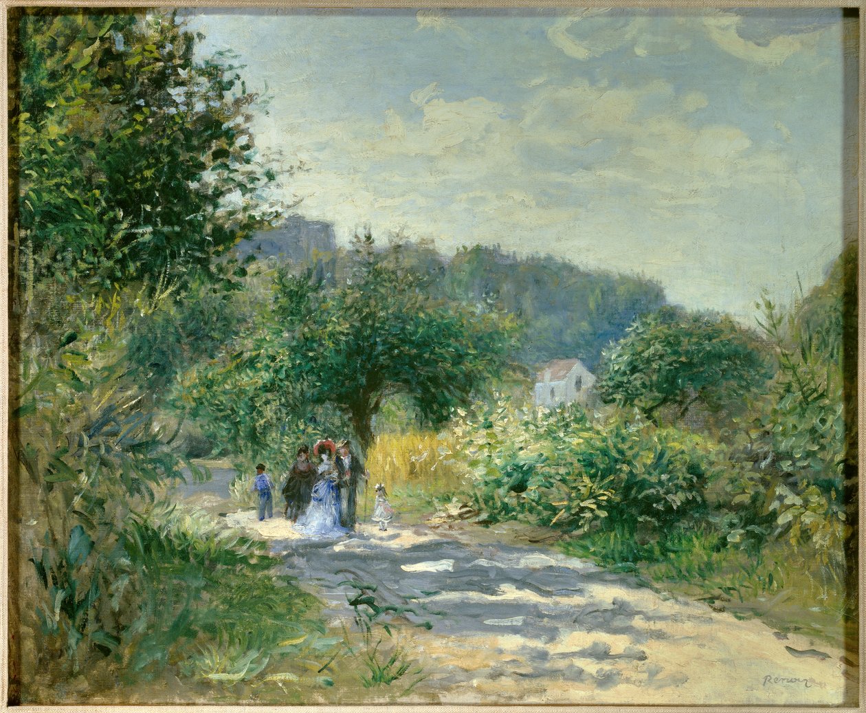 Chemin vers Louveciennes - Pierre Auguste Renoir