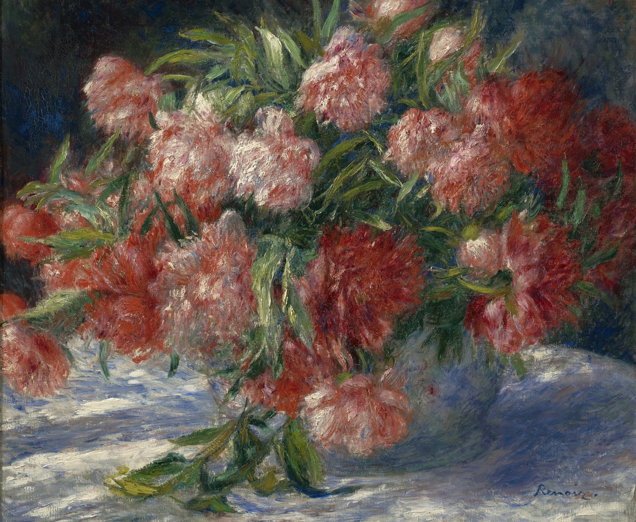 Pivoines - Pierre Auguste Renoir