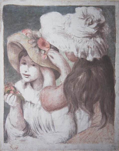 Épingler le chapeau - Pierre Auguste Renoir