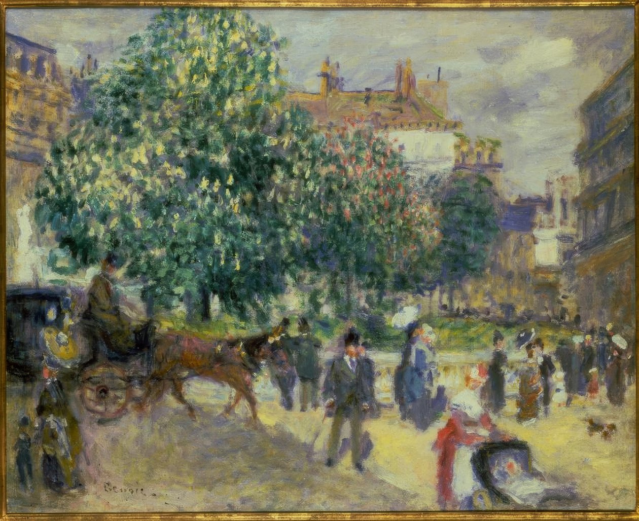 Place de la Trinité - Pierre Auguste Renoir