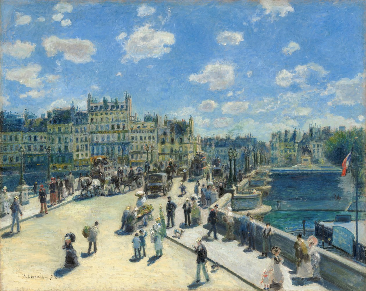 Pont Neuf, Paris, 1872 - Pierre Auguste Renoir