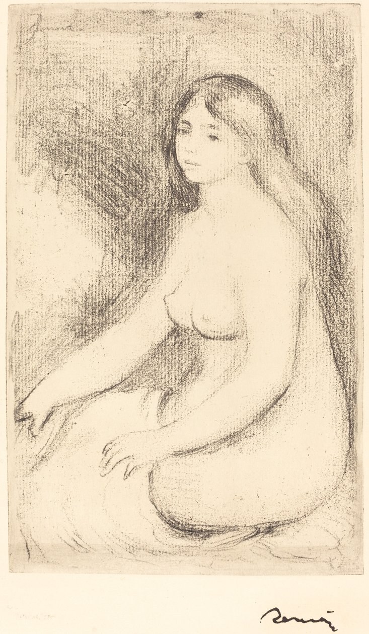 Baigneuse assise, vers 1905 - Pierre Auguste Renoir