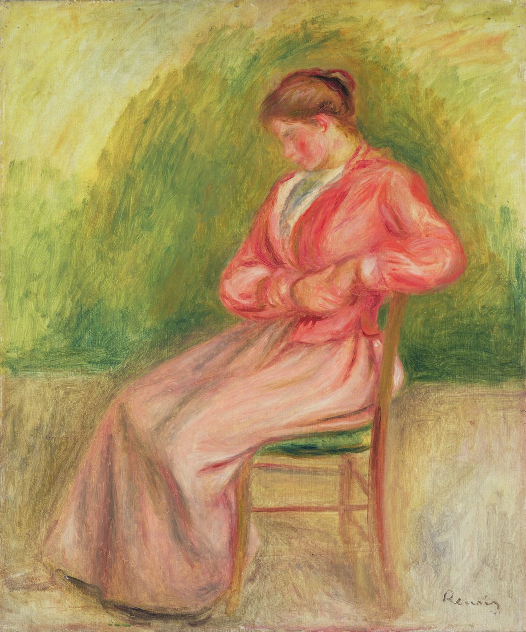 Femme assise - Pierre Auguste Renoir