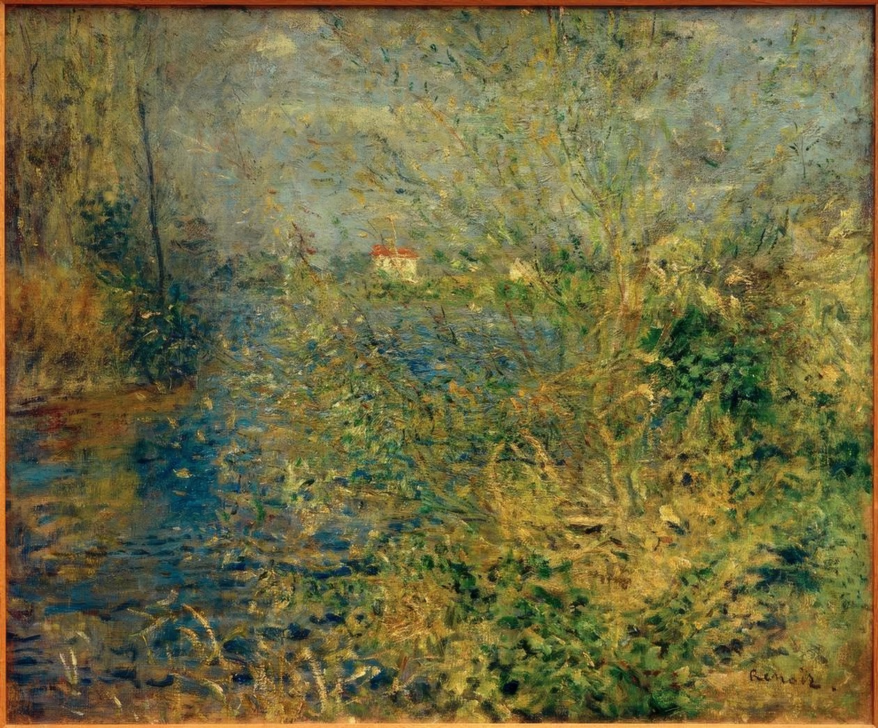 Paysage de la Seine près d