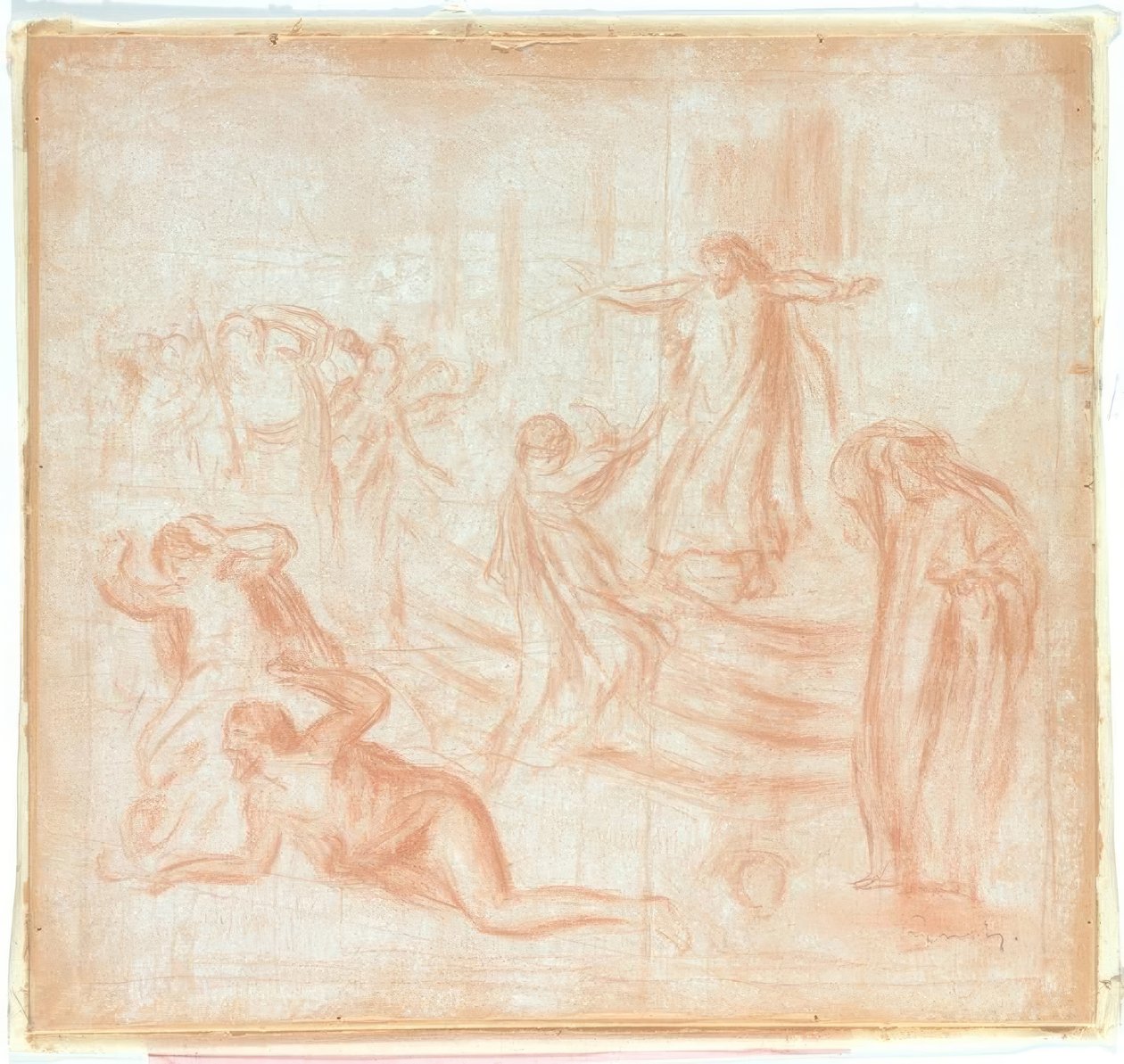 Esquisse pour Œdipe Roi - Pierre Auguste Renoir