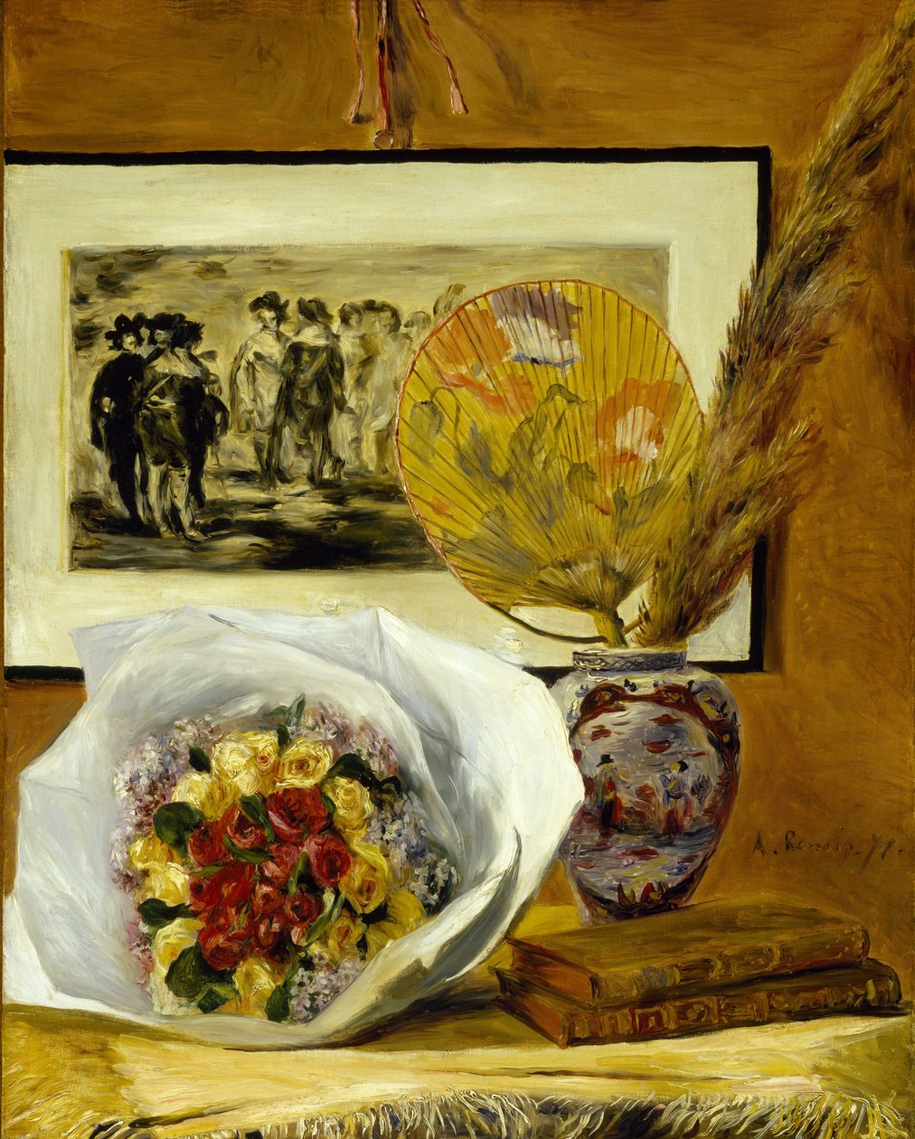 Nature morte avec bouquet, 1871 - Pierre Auguste Renoir