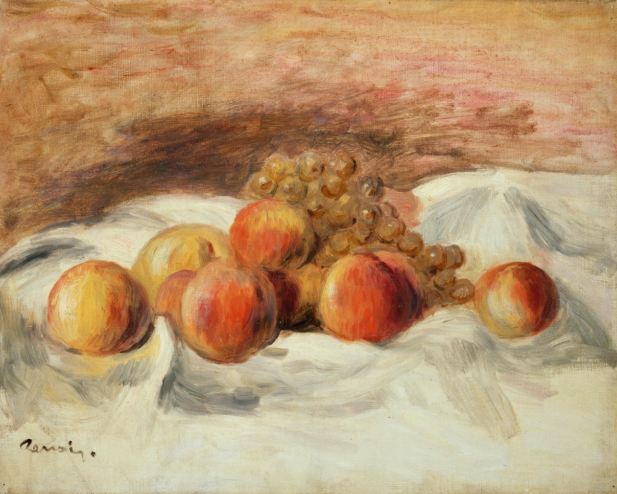 Nature morte avec des pêches - Pierre Auguste Renoir