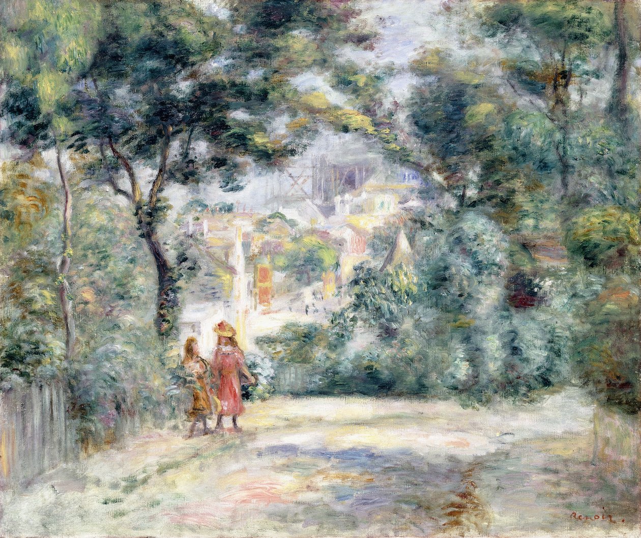 Vue du Sacré-Cœur, 1905 - Pierre Auguste Renoir