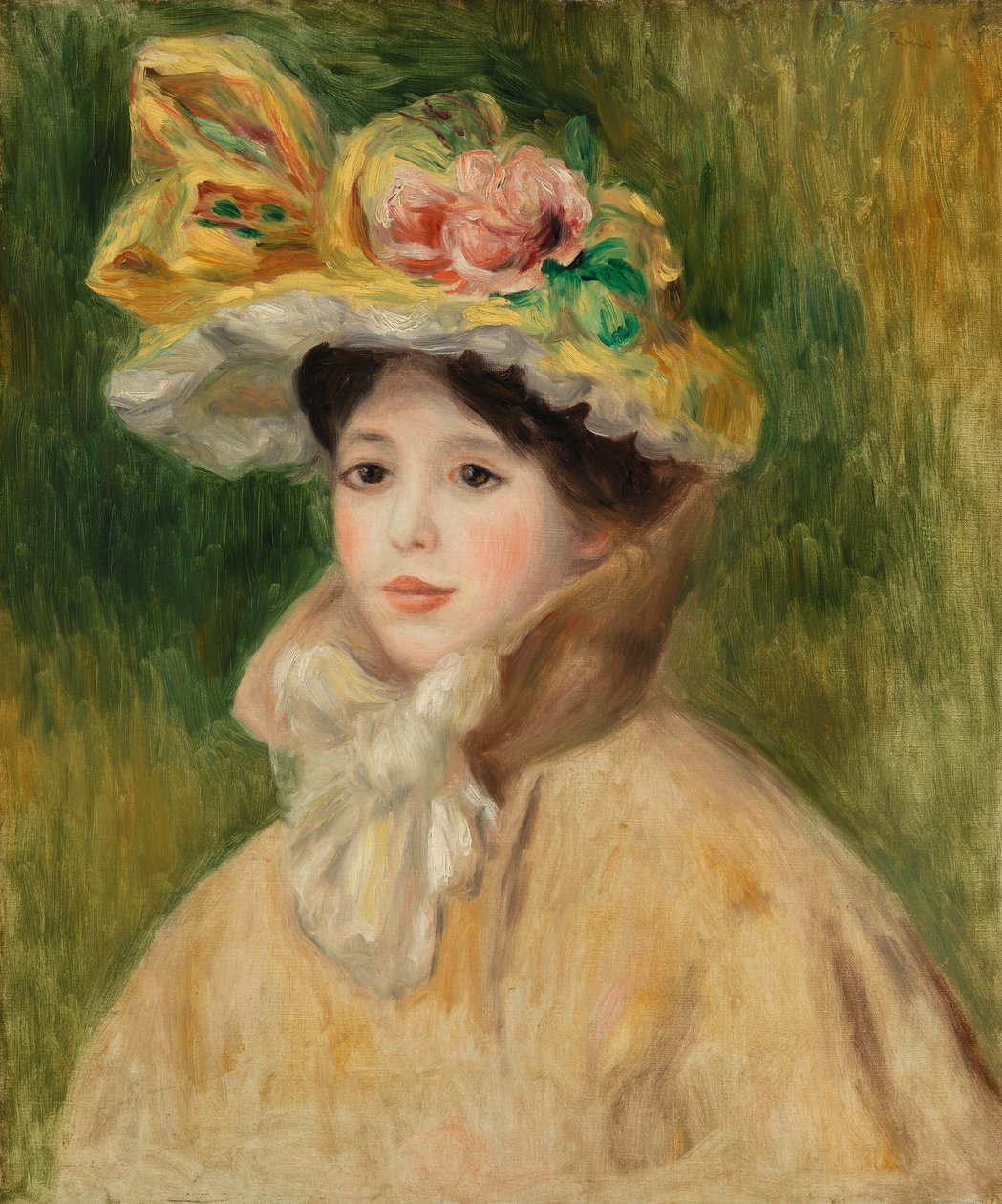 Femme à la capeline - Pierre Auguste Renoir