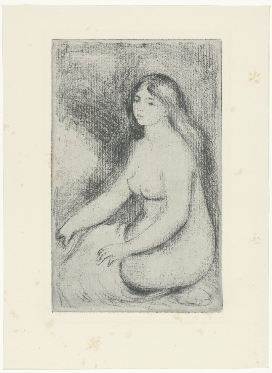 Femme nue assise - Pierre Auguste Renoir