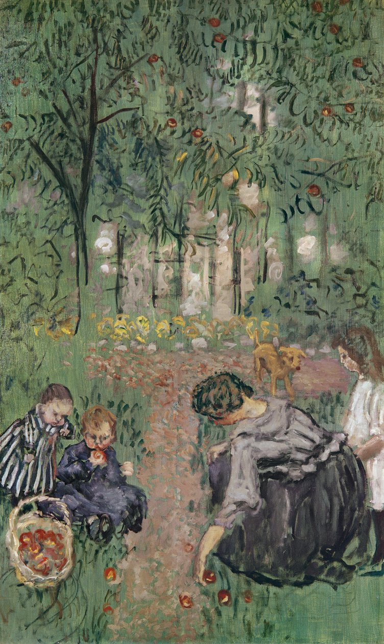 Cueillette de pommes - Pierre Bonnard