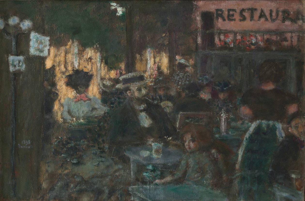 Terrasse de café - Pierre Bonnard