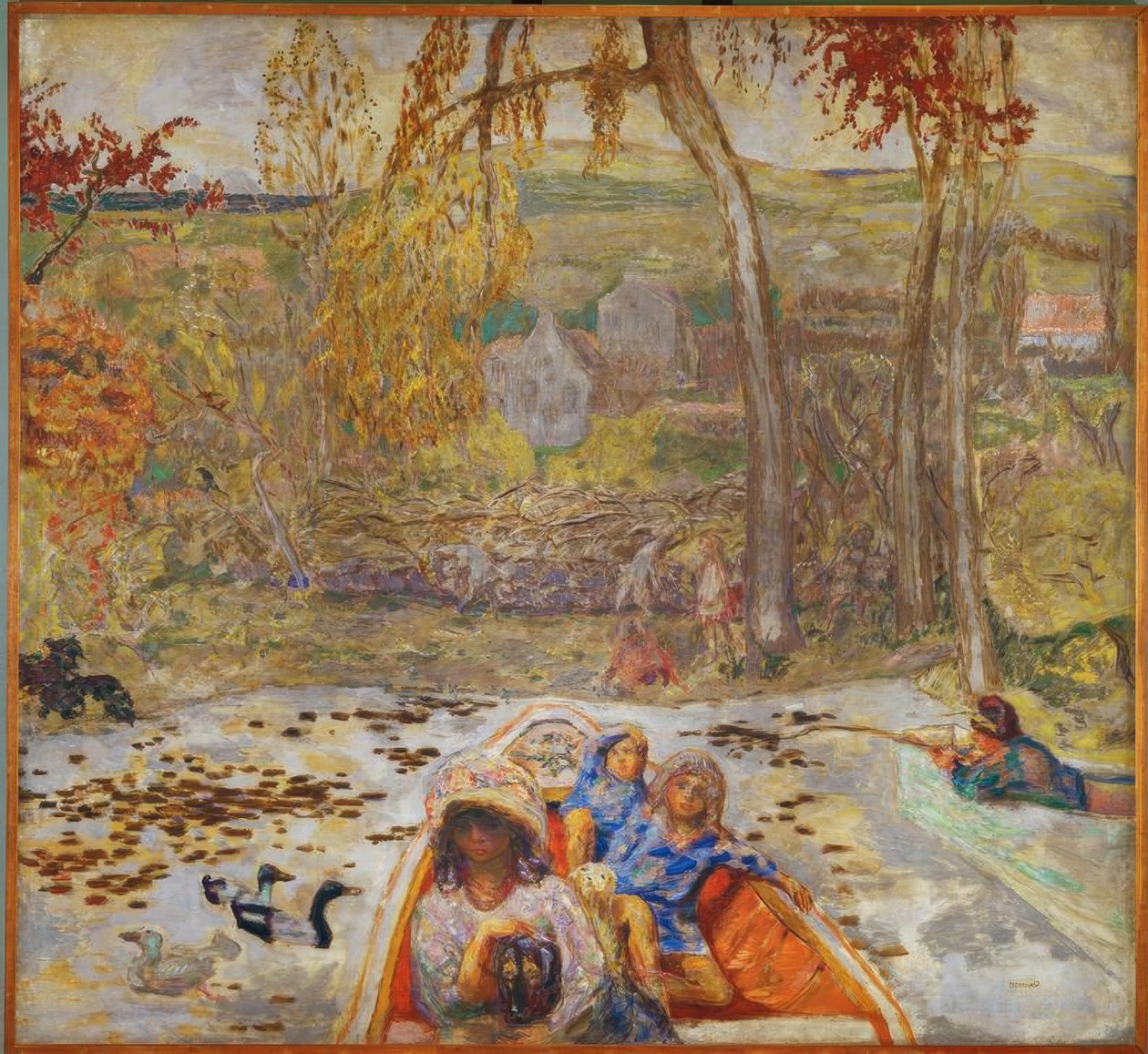 En barque - Pierre Bonnard