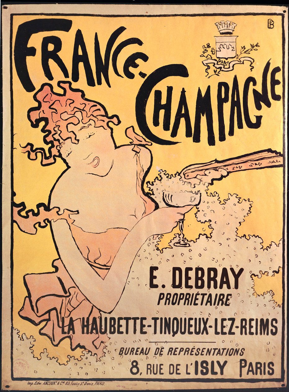 France Champagne. Lithograph … (litho) - Pierre Bonnard