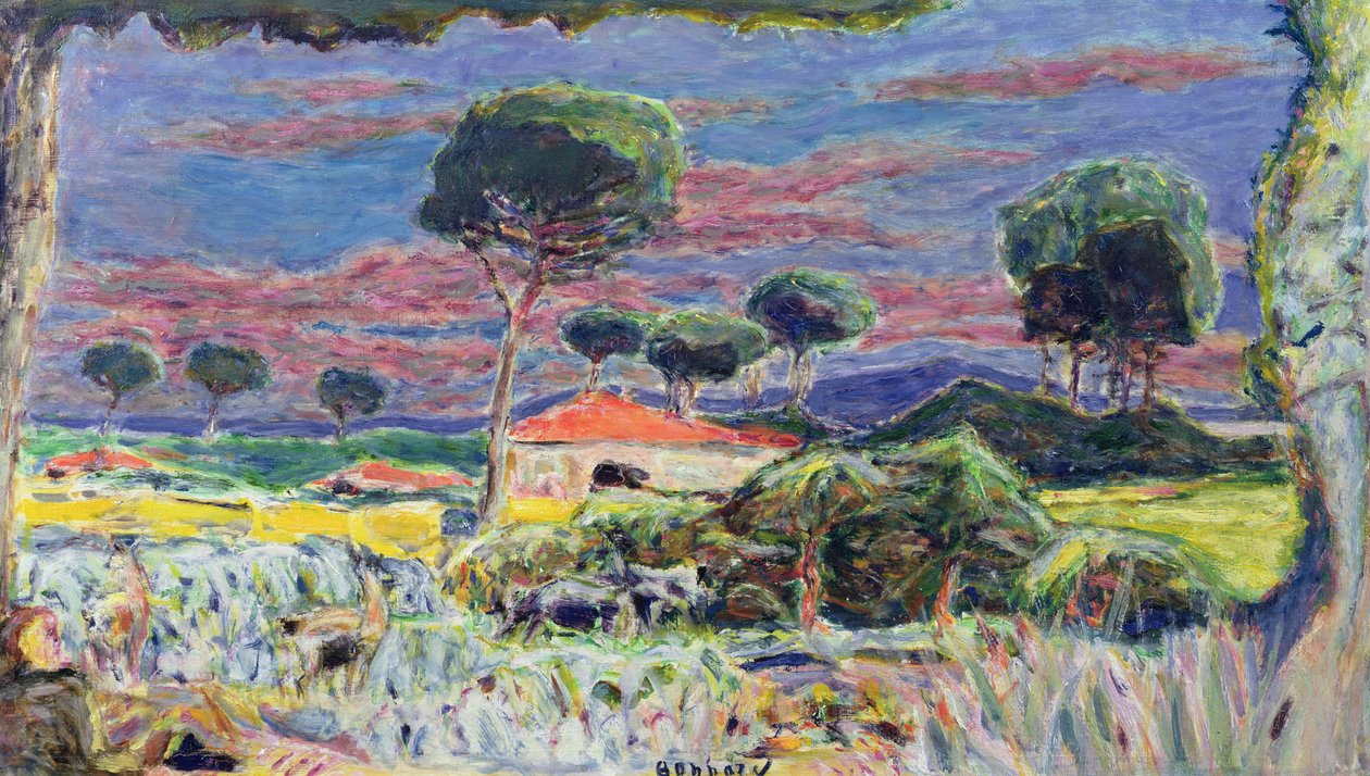 Paysage à midi - Pierre Bonnard