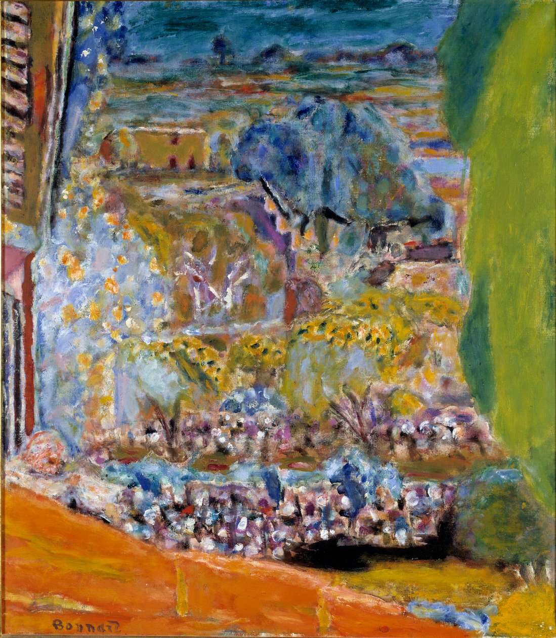 Paysage du Toit Rouge Cannet - Pierre Bonnard