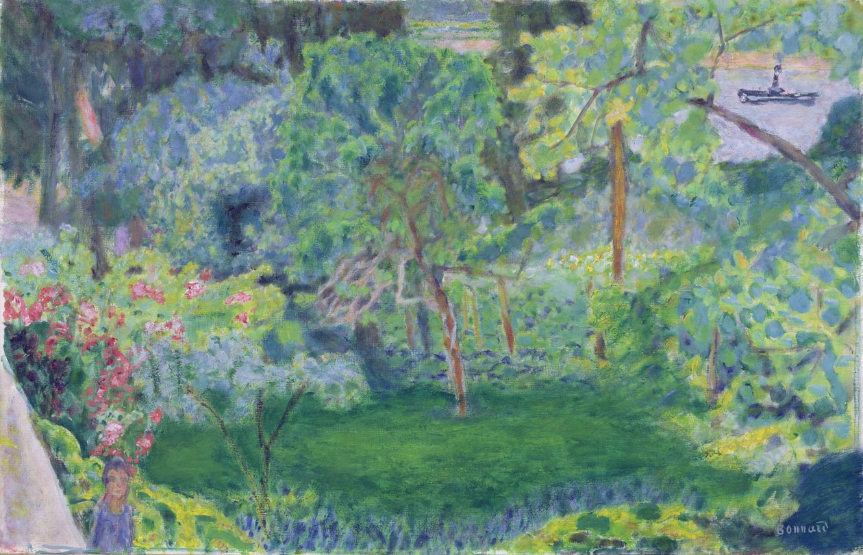 Paysage avec une péniche - Pierre Bonnard