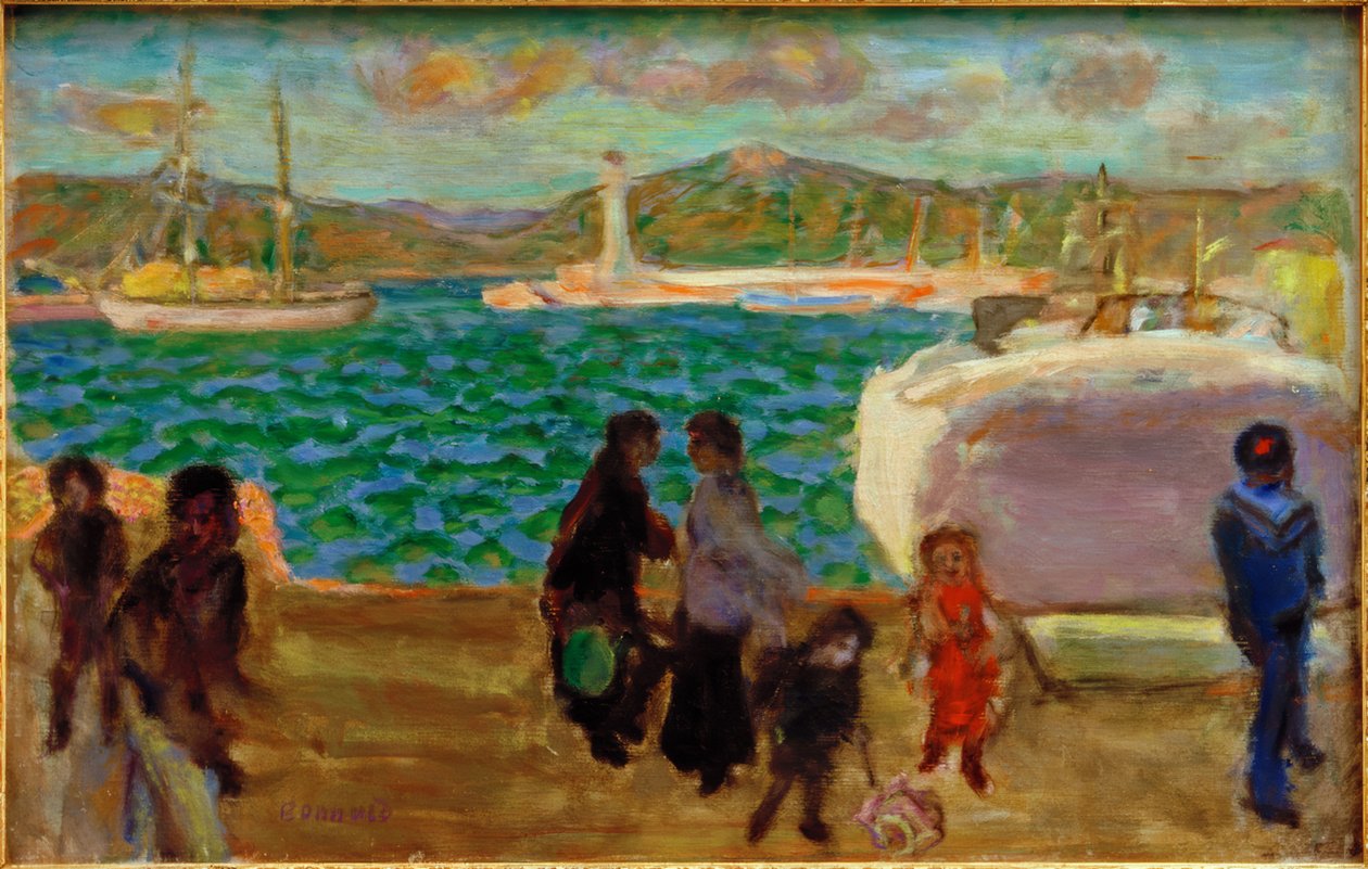 Le golfe embrumé (ciel de mistral) - Pierre Bonnard