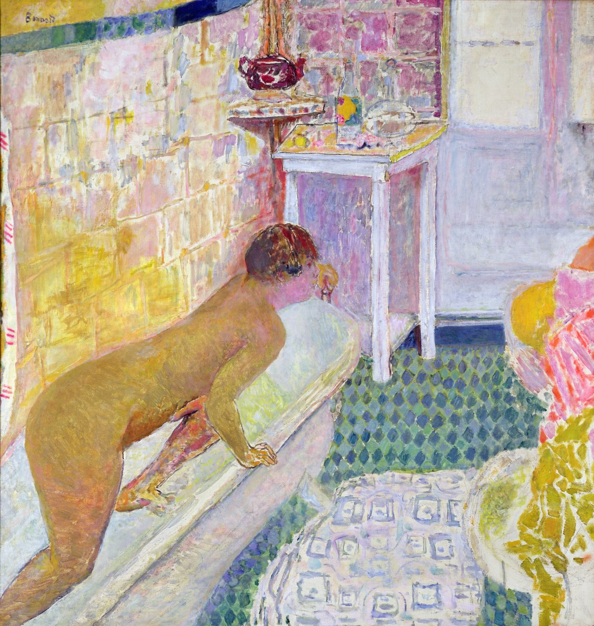 Sortant du bain, vers 1926-30 - Pierre Bonnard