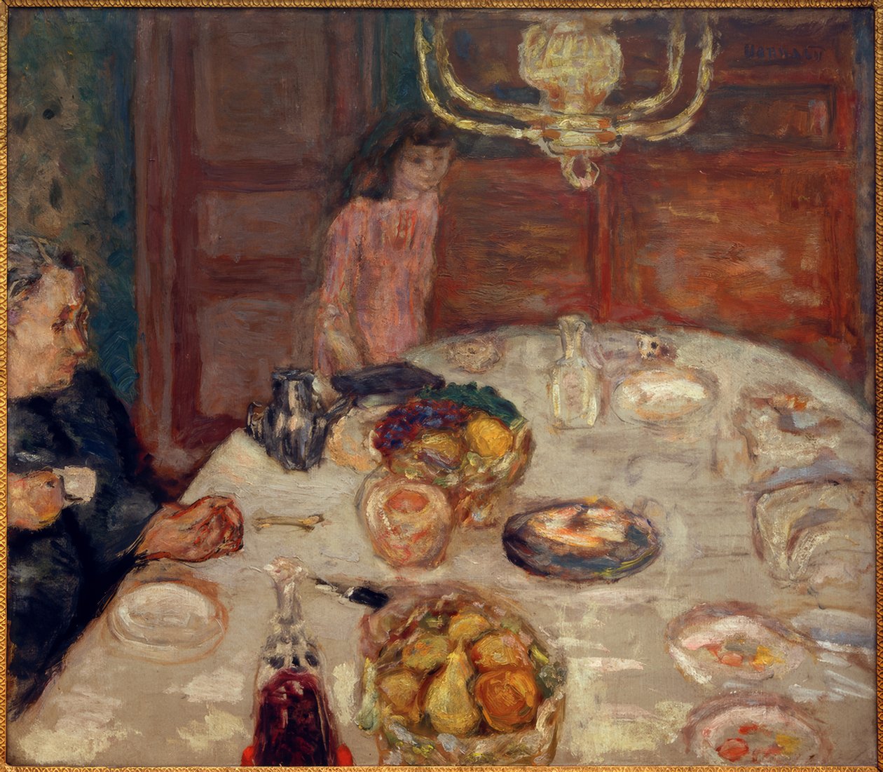 Les Poires (Le Déjeuner au Grand-Lemps) - Pierre Bonnard