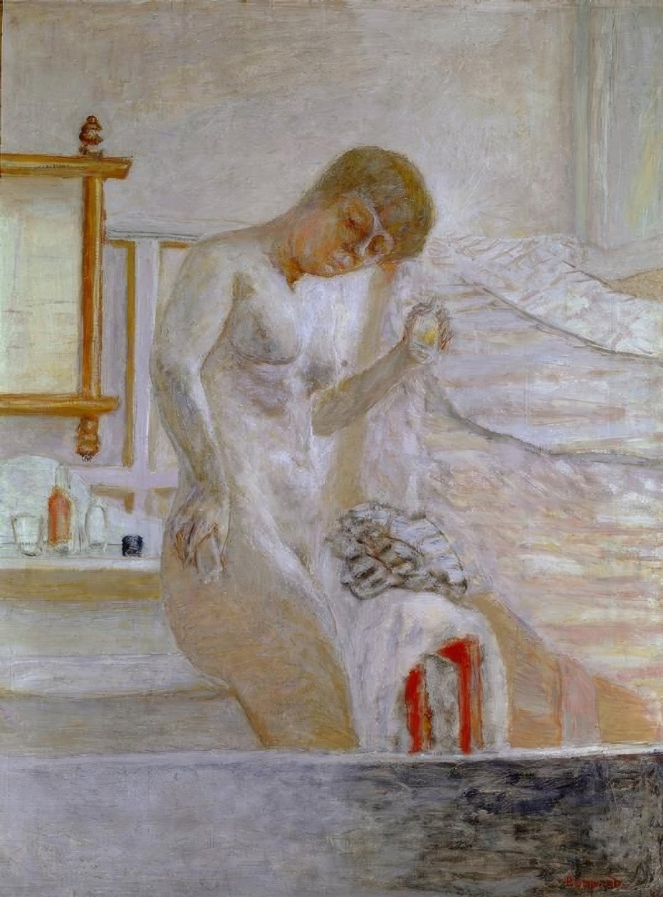 Nu debout à la toilette - Pierre Bonnard