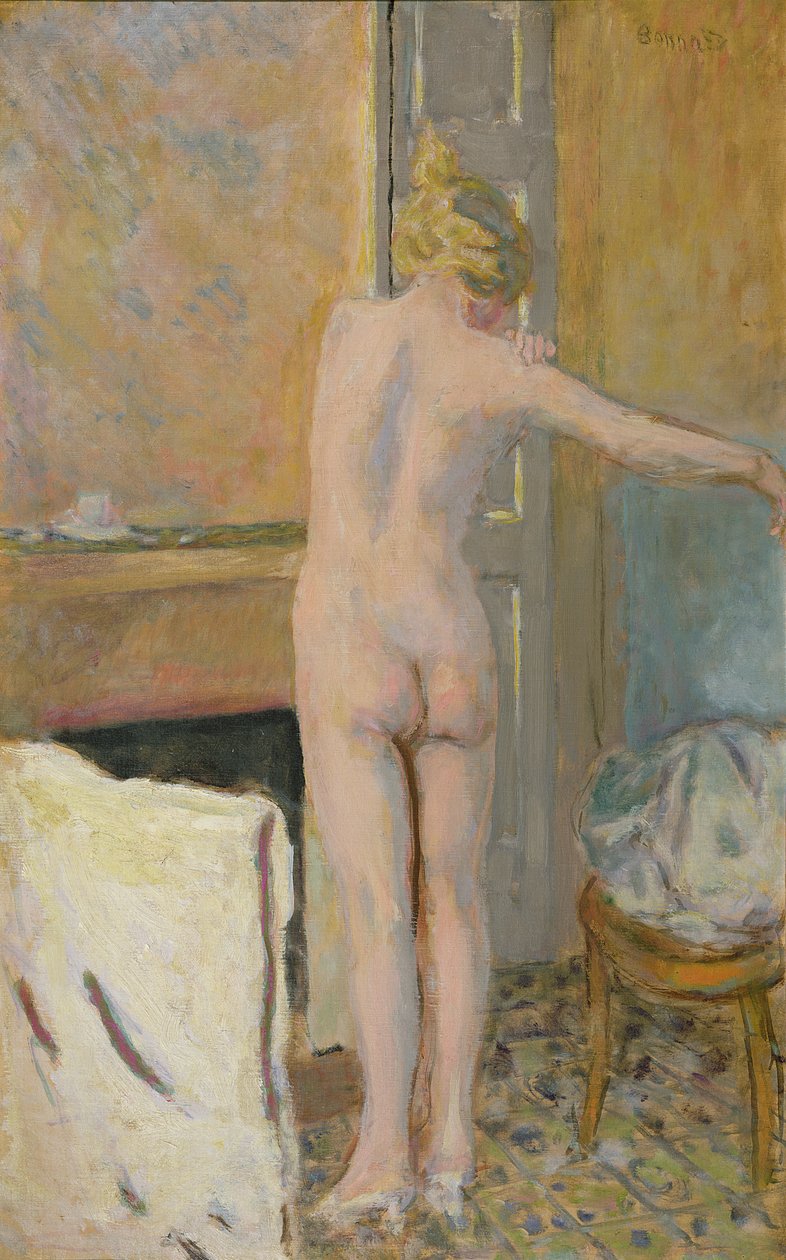 Nu devant une cheminée - Pierre Bonnard