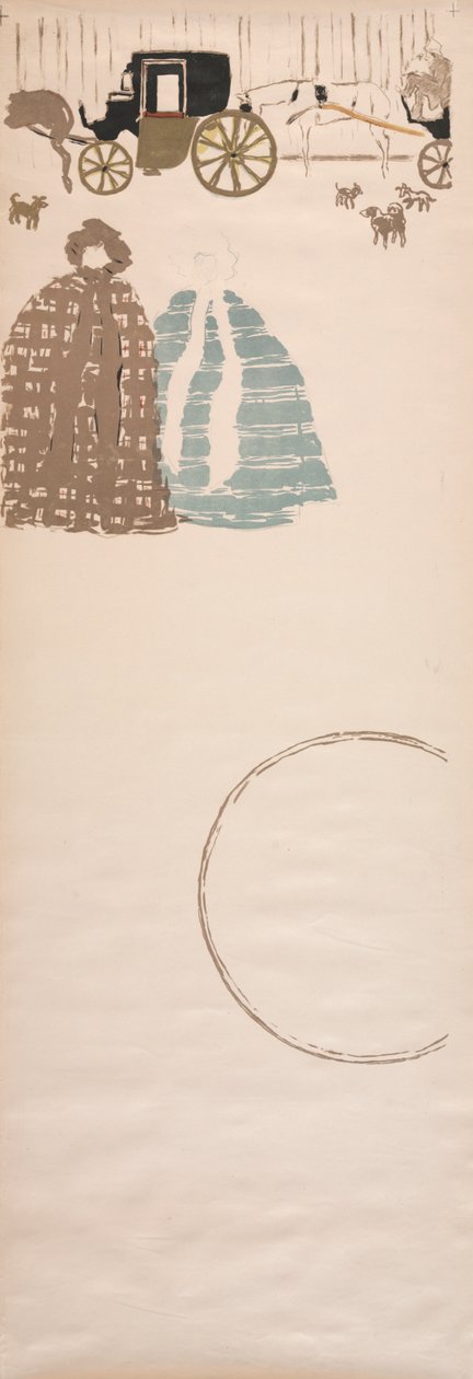 Promenade des nourrices, Frise des carrosses - Pierre Bonnard