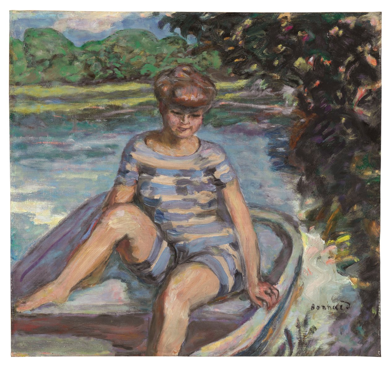 Sur le bateau - Pierre Bonnard