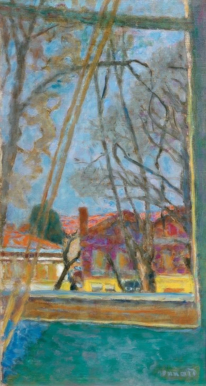 Paysage à travers une fenêtre - Pierre Bonnard