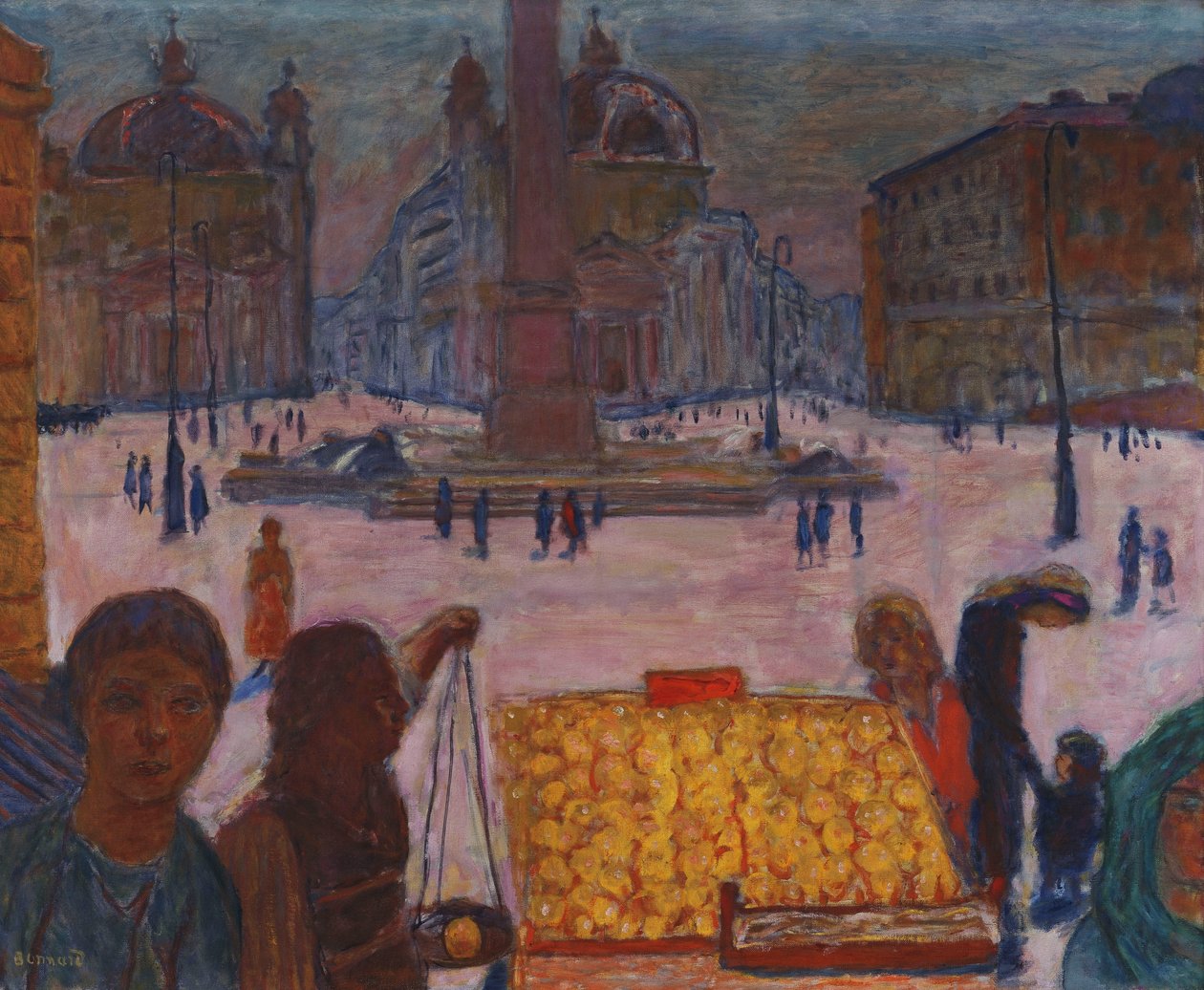 Piazza del Popolo, Rome - Pierre Bonnard