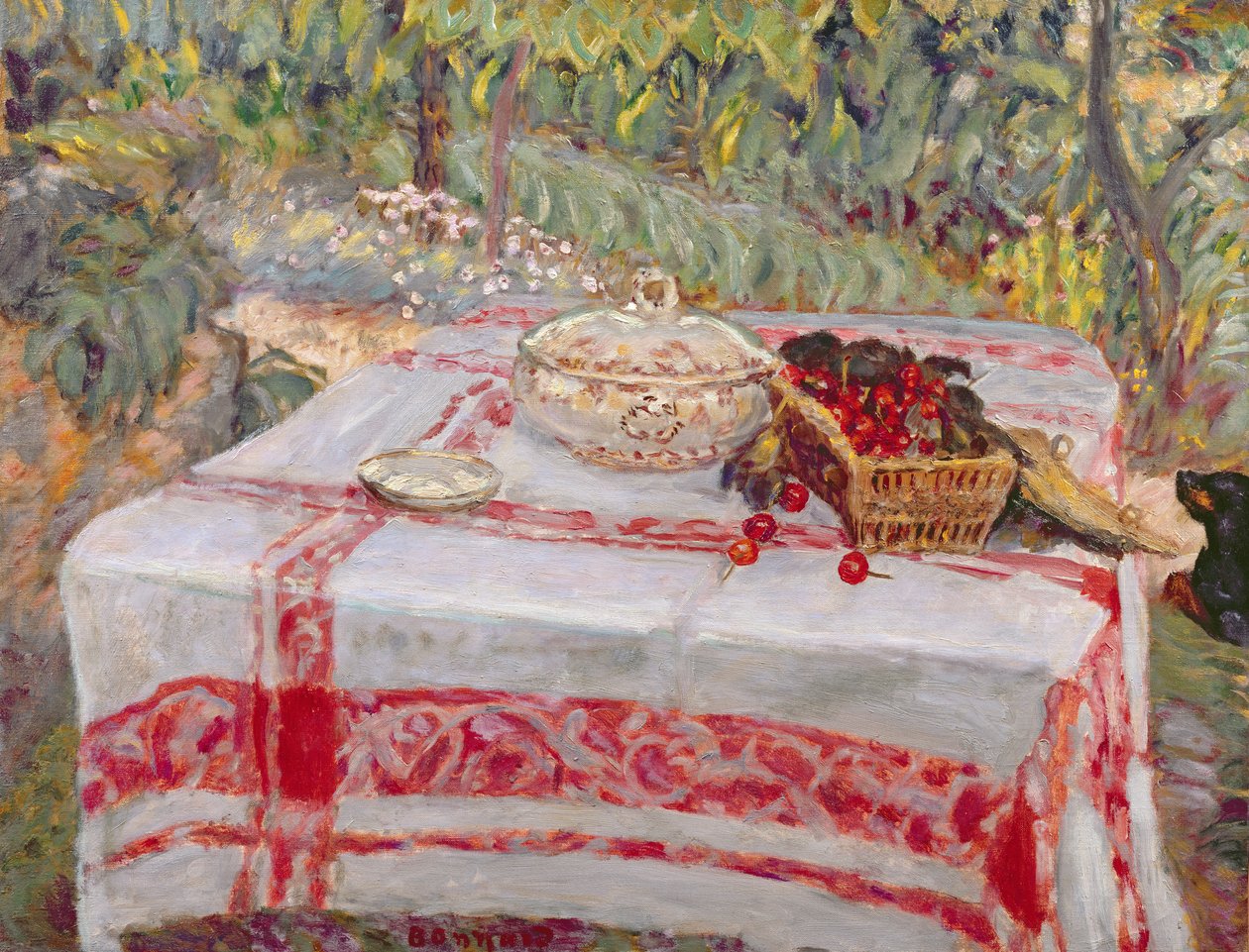 Nature morte avec une nappe, vers 1914 - Pierre Bonnard