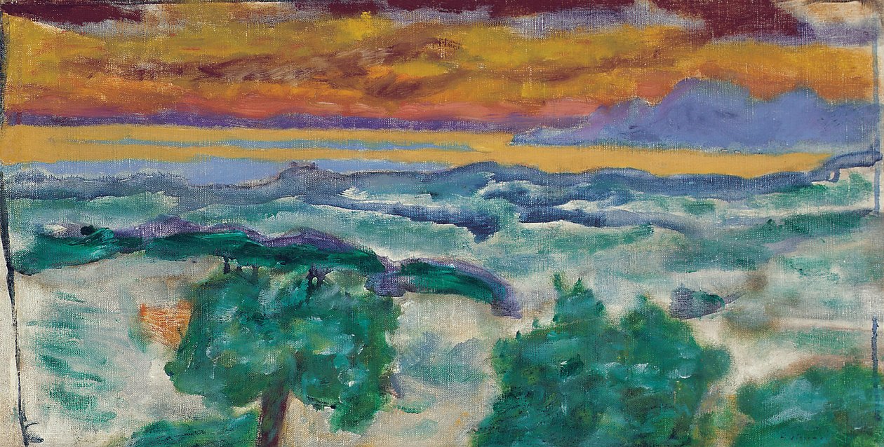 Coucher de soleil - Pierre Bonnard