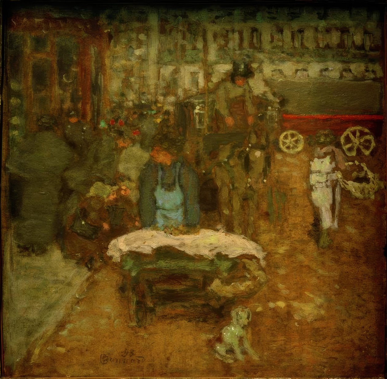 Sur le boulevard - Pierre Bonnard