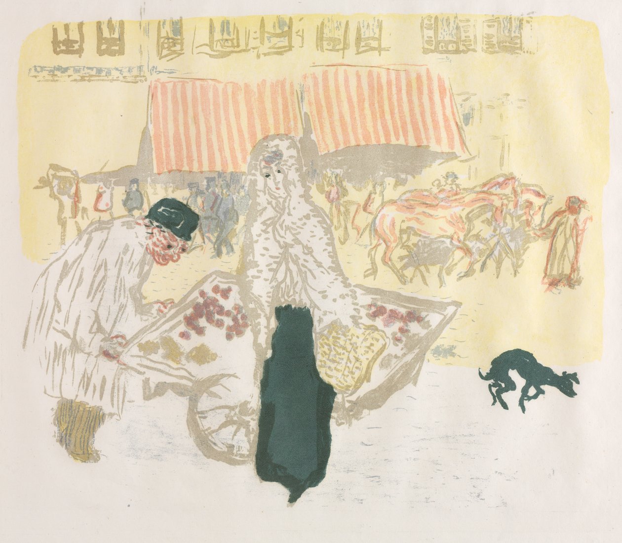 Le Marchand ambulant - Pierre Bonnard