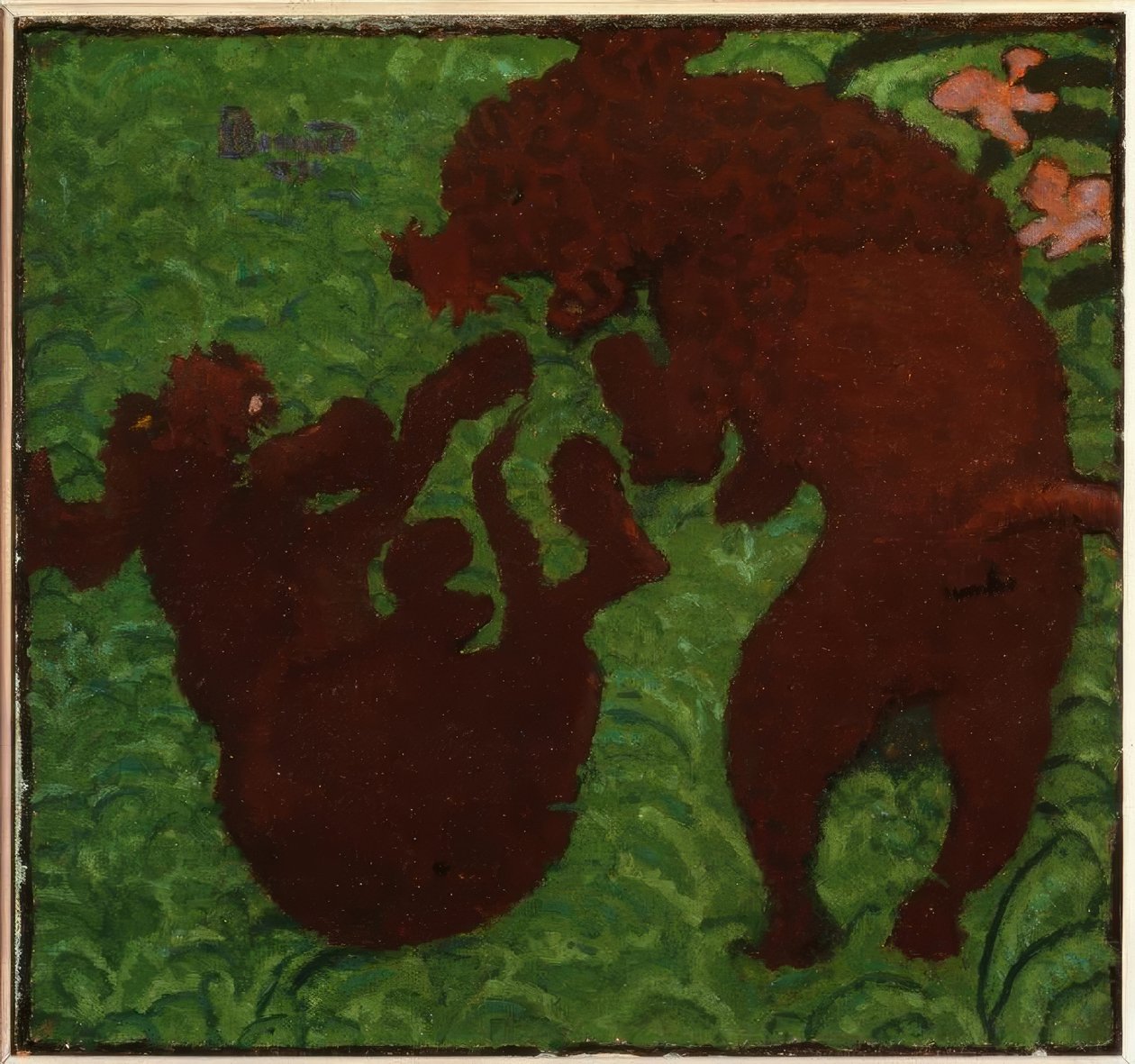 Deux chiens jouant - Pierre Bonnard
