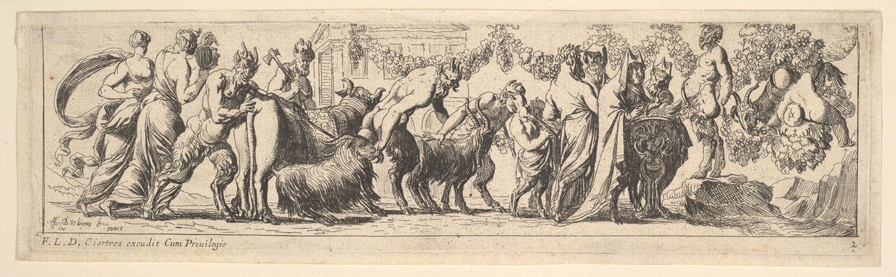 Bacchanale, 1615-42 - Pierre Brebiette