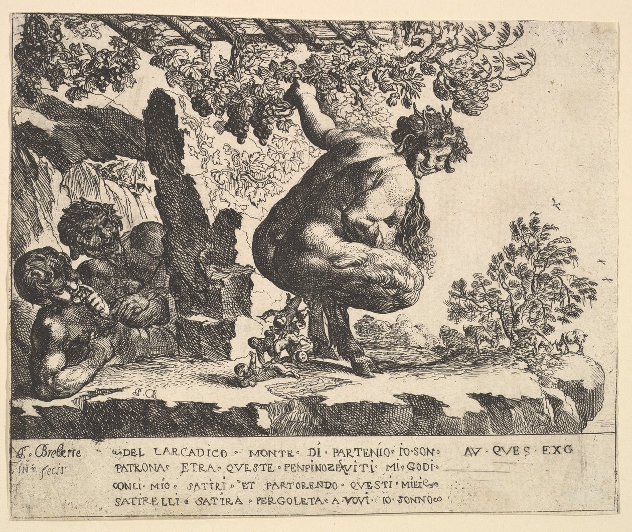 La Naissance des Satyres, 1610-42 - Pierre Brebiette