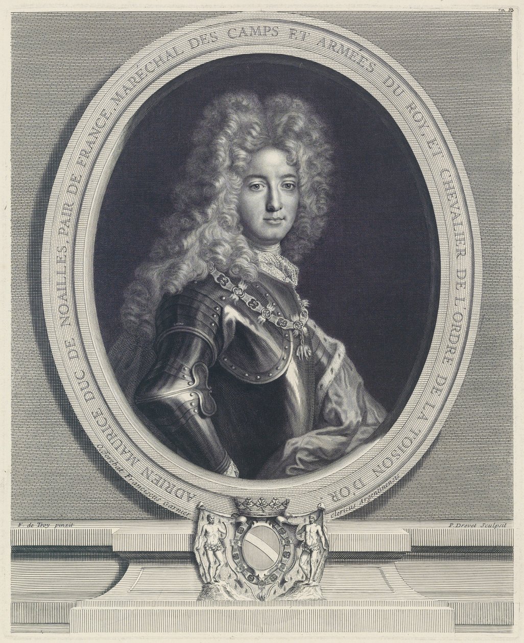 Adrien Maurice, Duc de Noailles - Pierre Drevet