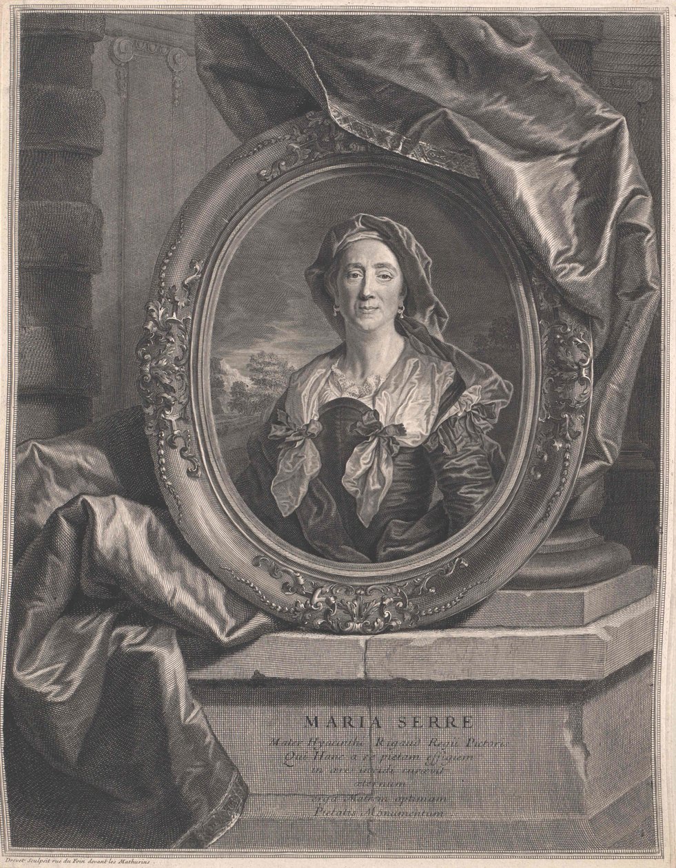 Marie Serre (gravure) - Pierre Drevet