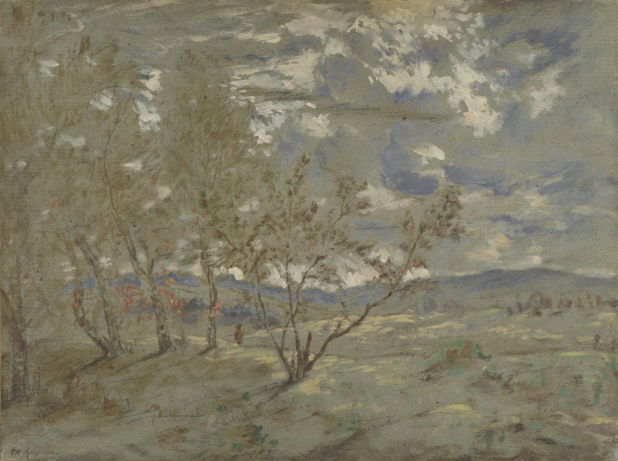 Paysage, vers 1865 - Pierre Etienne Theodore Rousseau