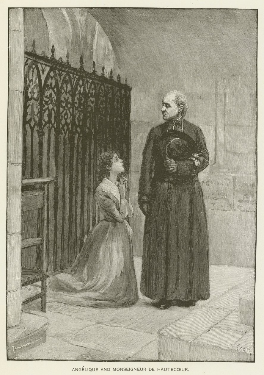 Angélique et Monseigneur de Hautecoeur - Pierre Georges Jeanniot