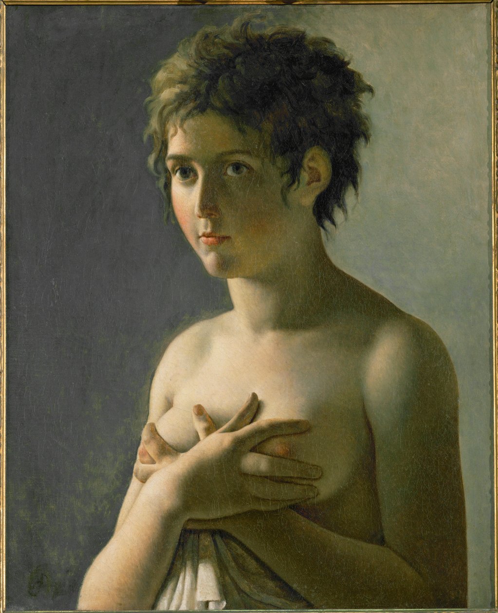 Jeune fille en buste … - Pierre Guérin