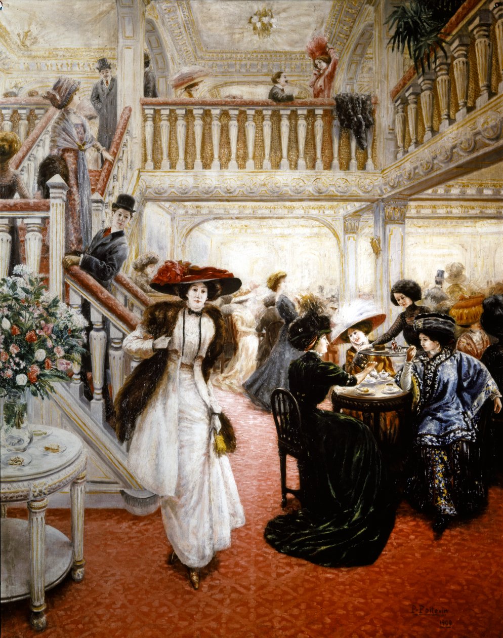 Le Grand Café, possiblement Angélina - Pierre Jean Poitevin