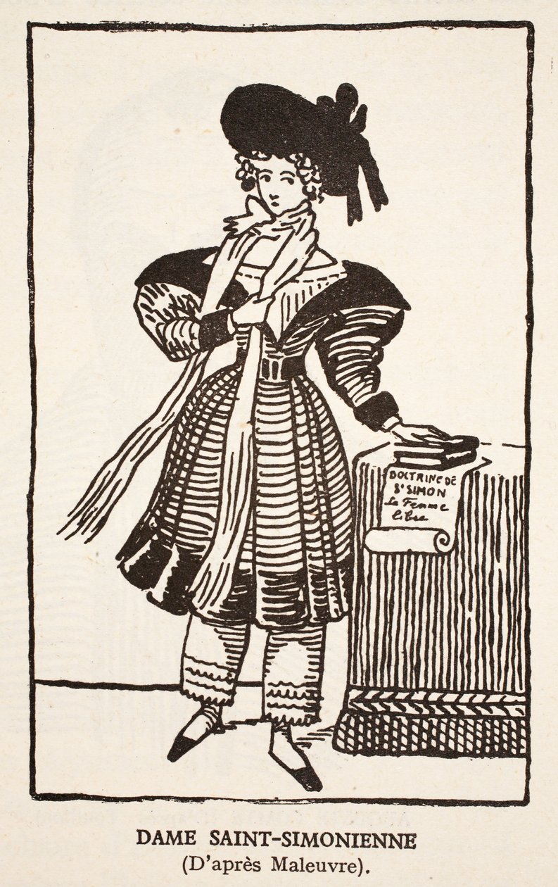 Dame Saint-Simonienne - Pierre Maleuvre
