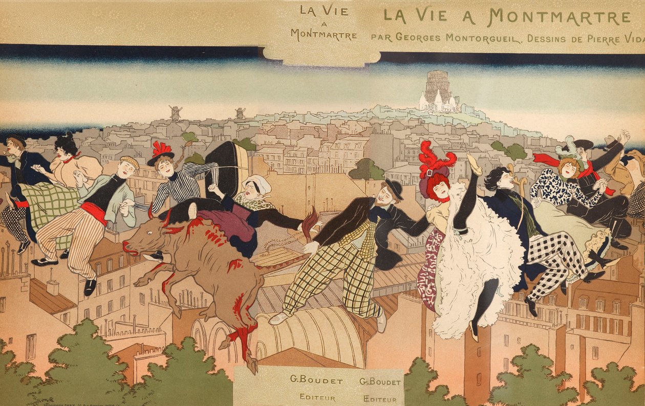La Vie à Montmartre, 1897 - Pierre Marie Louis Vidal