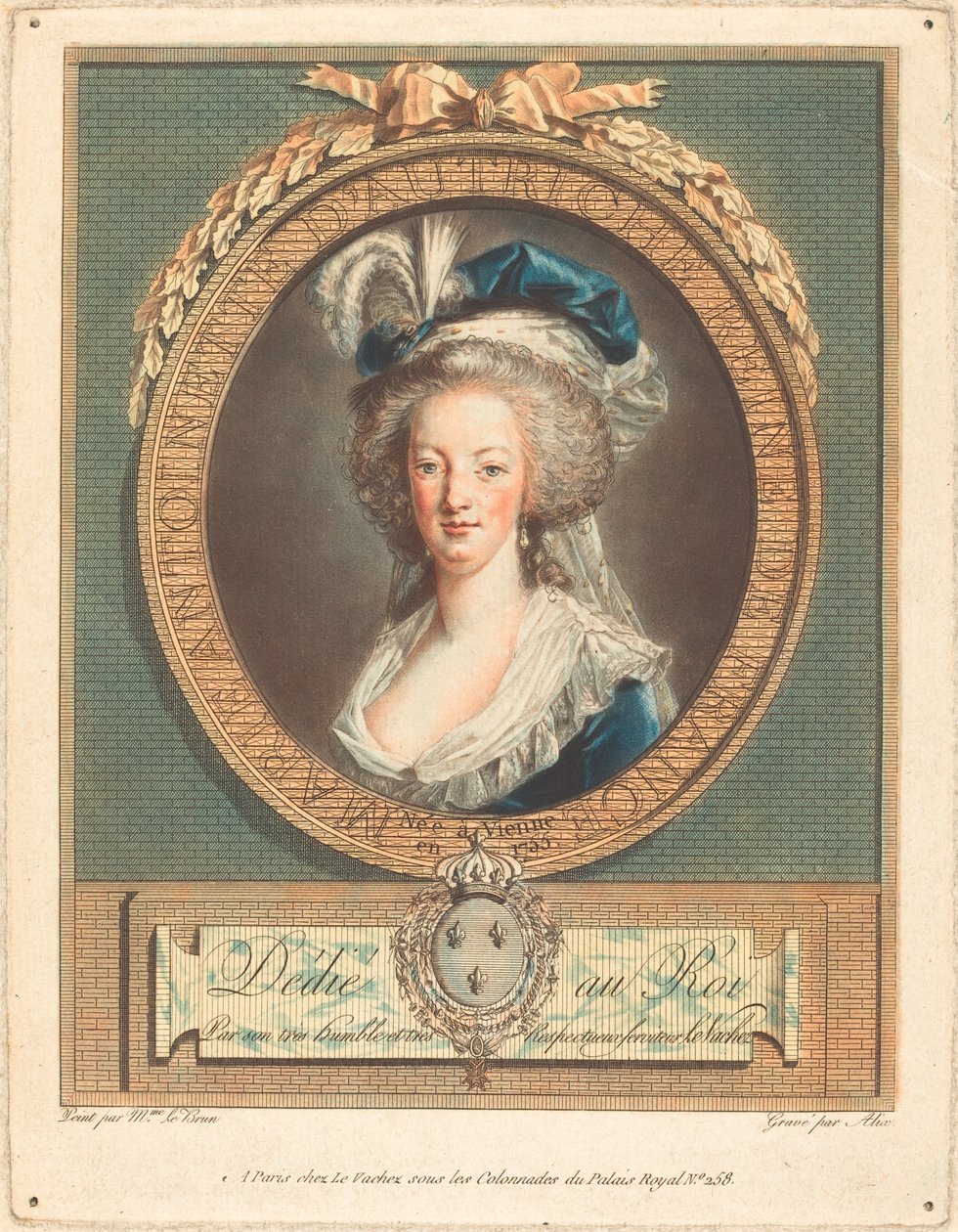 Reine Marie-Antoinette (vers 1789) - Pierre Michel Alix