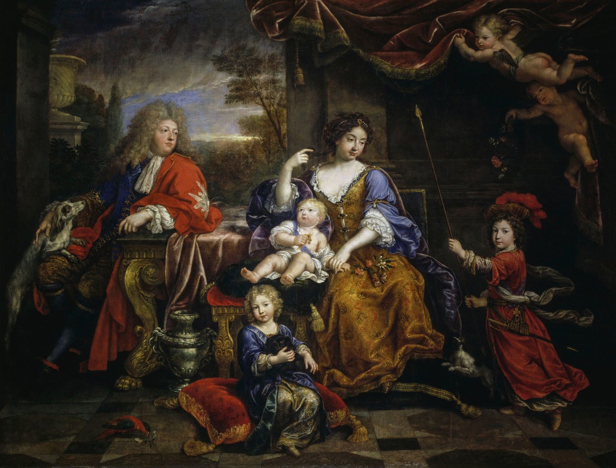 Grand Dauphin de France et sa famille - Pierre Mignard