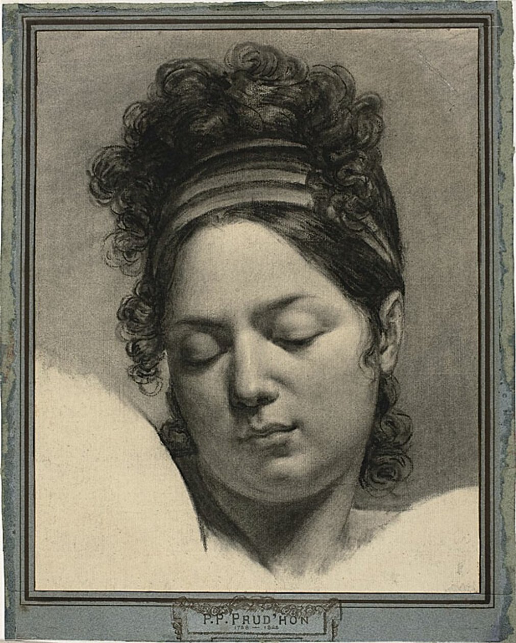Tête de femme - Pierre Paul Prud