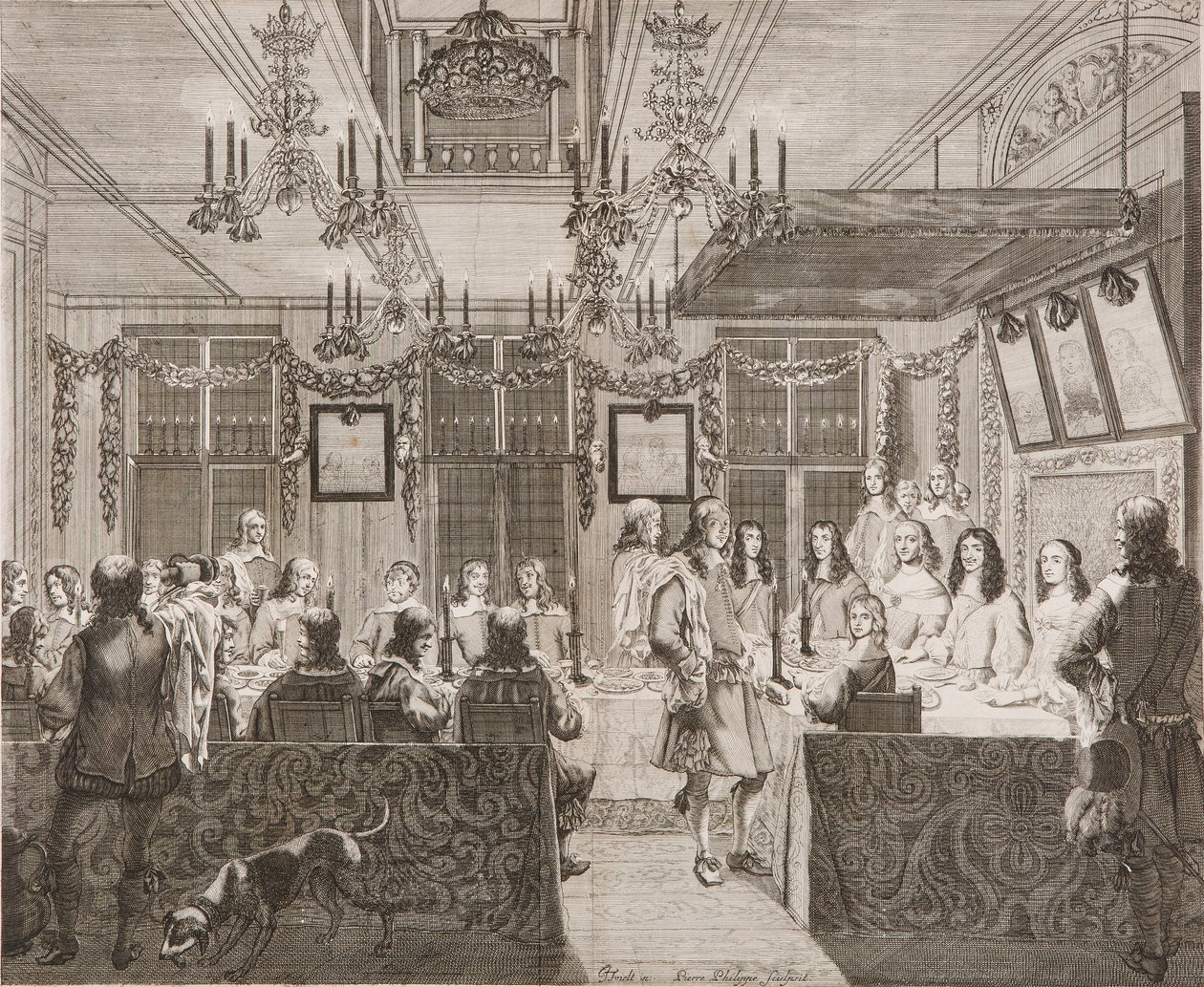 Le roi Charles II dînant avec Lucy Walter - Pierre Philippe