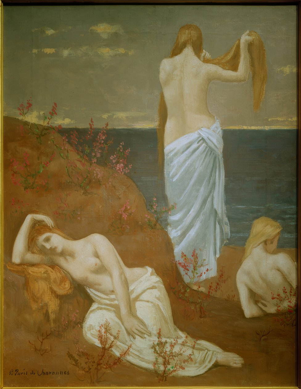 Jeunes femmes à la mer - Pierre Puvis de Chavannes